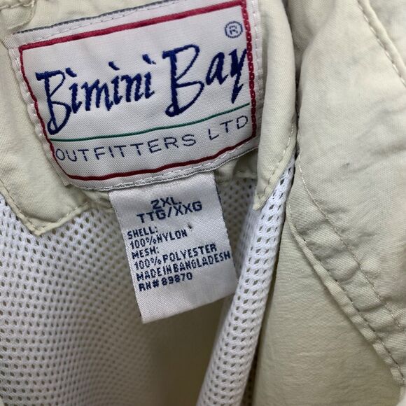 Bimini Bay Outfitters Shirt Mens 2XL Button Vented Short Sleeve Fishing Hiking - Picture 7 of 11